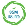 $5M liability insured