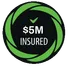 $5M liability insured