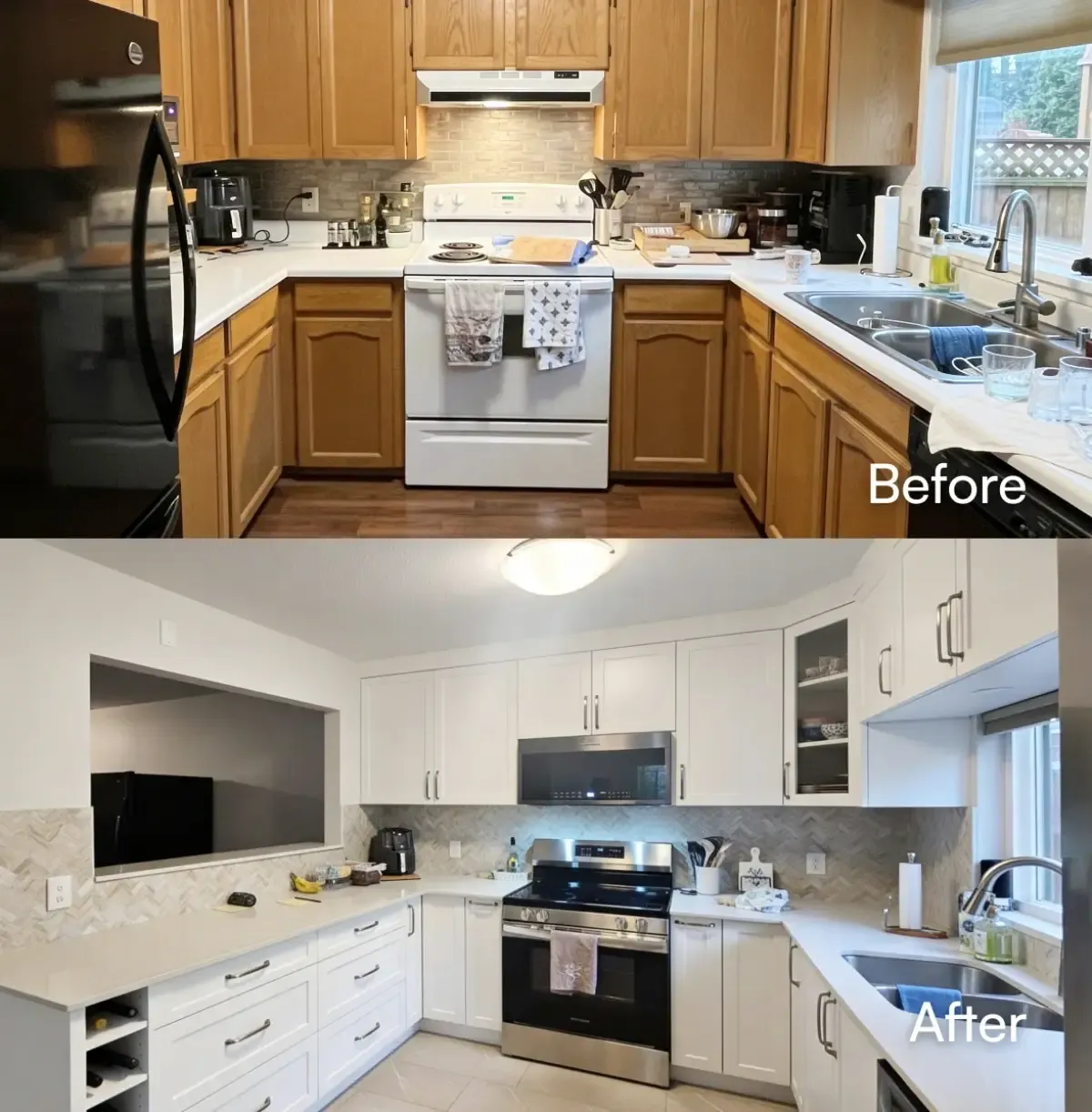 Modern kitchen renovation by PCC in Vancouver