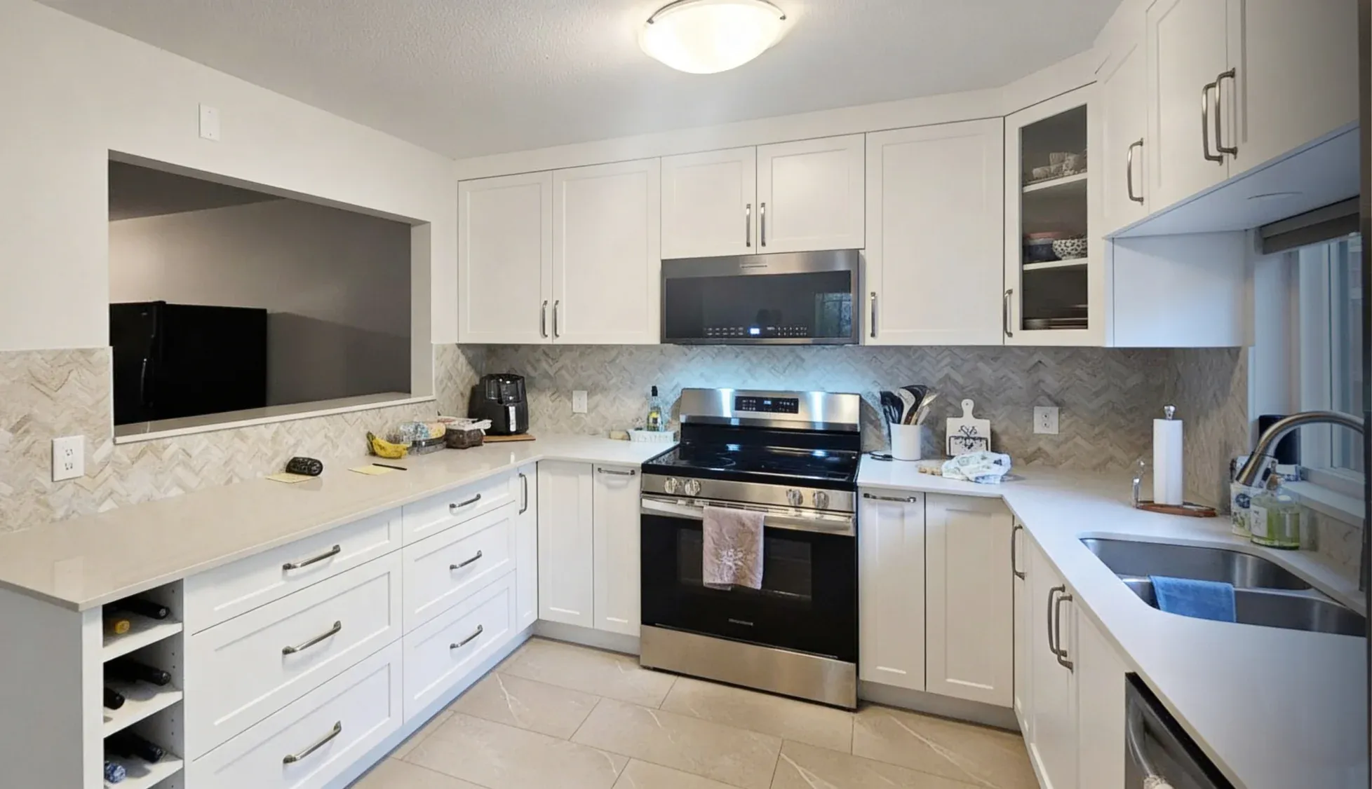 Kitchen renovation project - Langley | Kitchen Island Installation